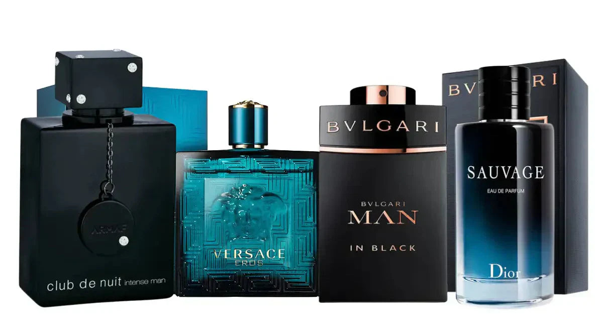 Комплект от 4 парфюма | Man in Black, Sauvage, Club the Nuit, Eros 100ml
